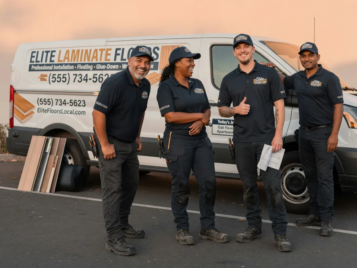 Laminate flooring installation company in Vian, OK